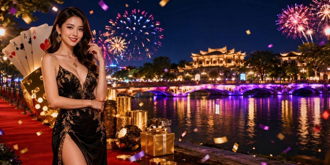 Người chơi tham gia trò chơi bài tại lễ hội Huế, thể hiện văn hóa giải trí và cá cược truyền thống của người Việt
