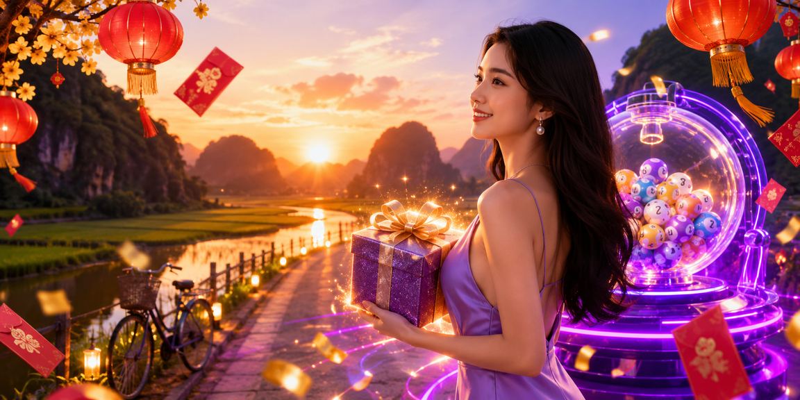 Cảnh đêm hội đèn lồng tại Ninh Bình gợi không khí theo dõi trận đấu cuối tuần